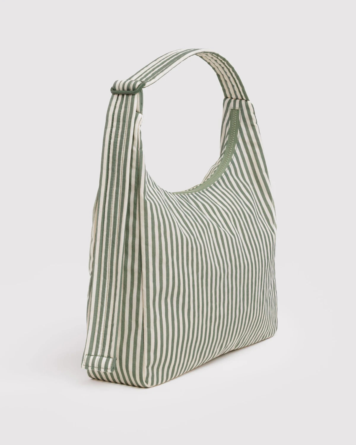 BAGGU - Nylon shoulder bag Sage Stripe