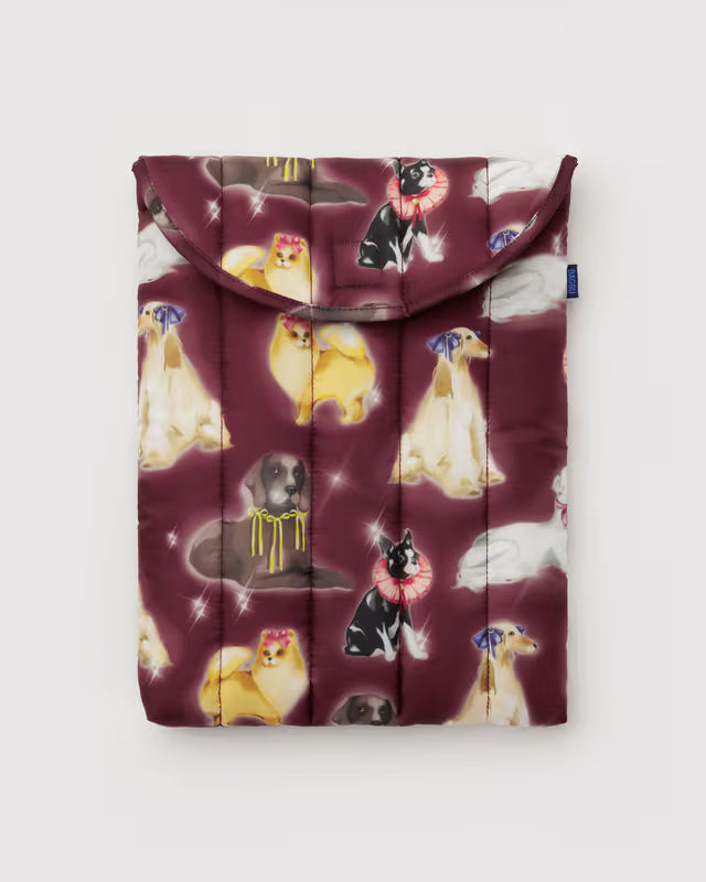 BAGGU - Puffy Laptop Sleeve 13"/14" - Fancy Dogs