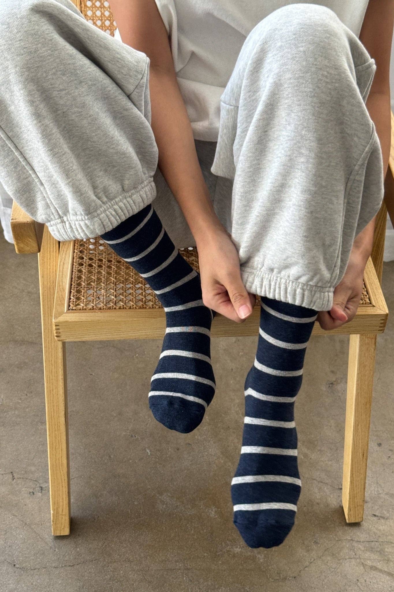 Le Bon Shoppe - Wally Socks-Candy Cane