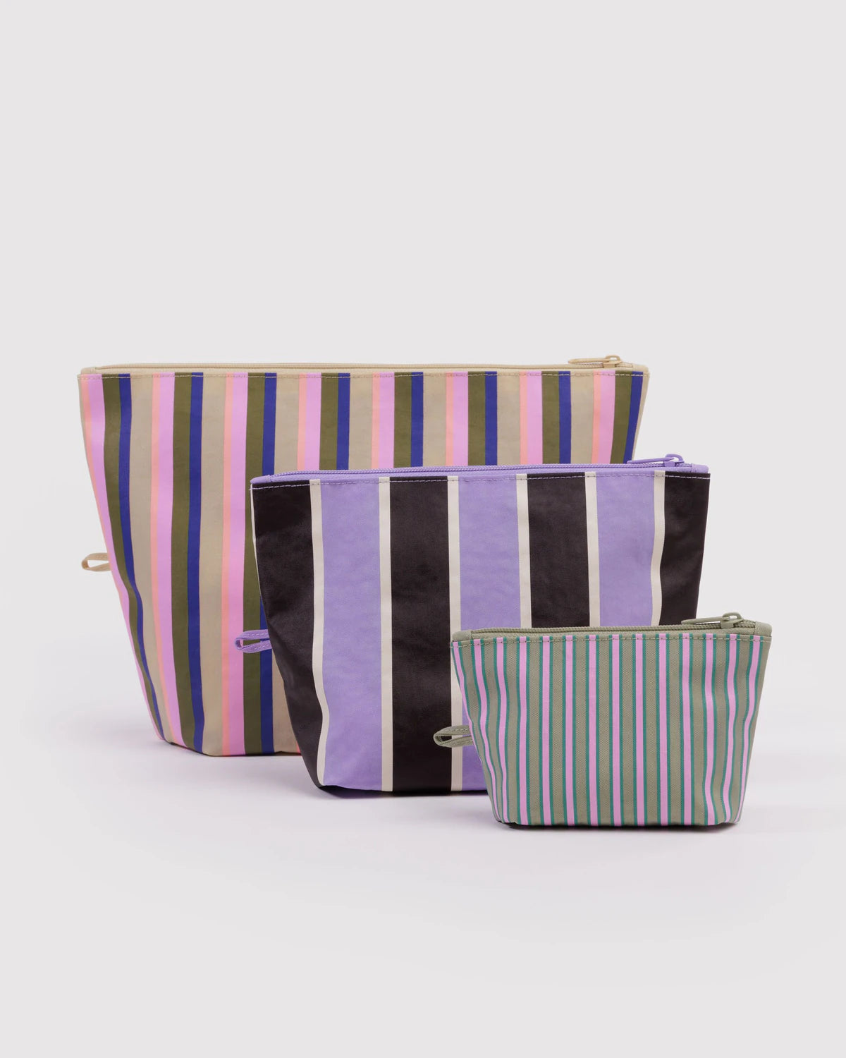 BAGGU - Go Pouch Set Candy Shop Stripes