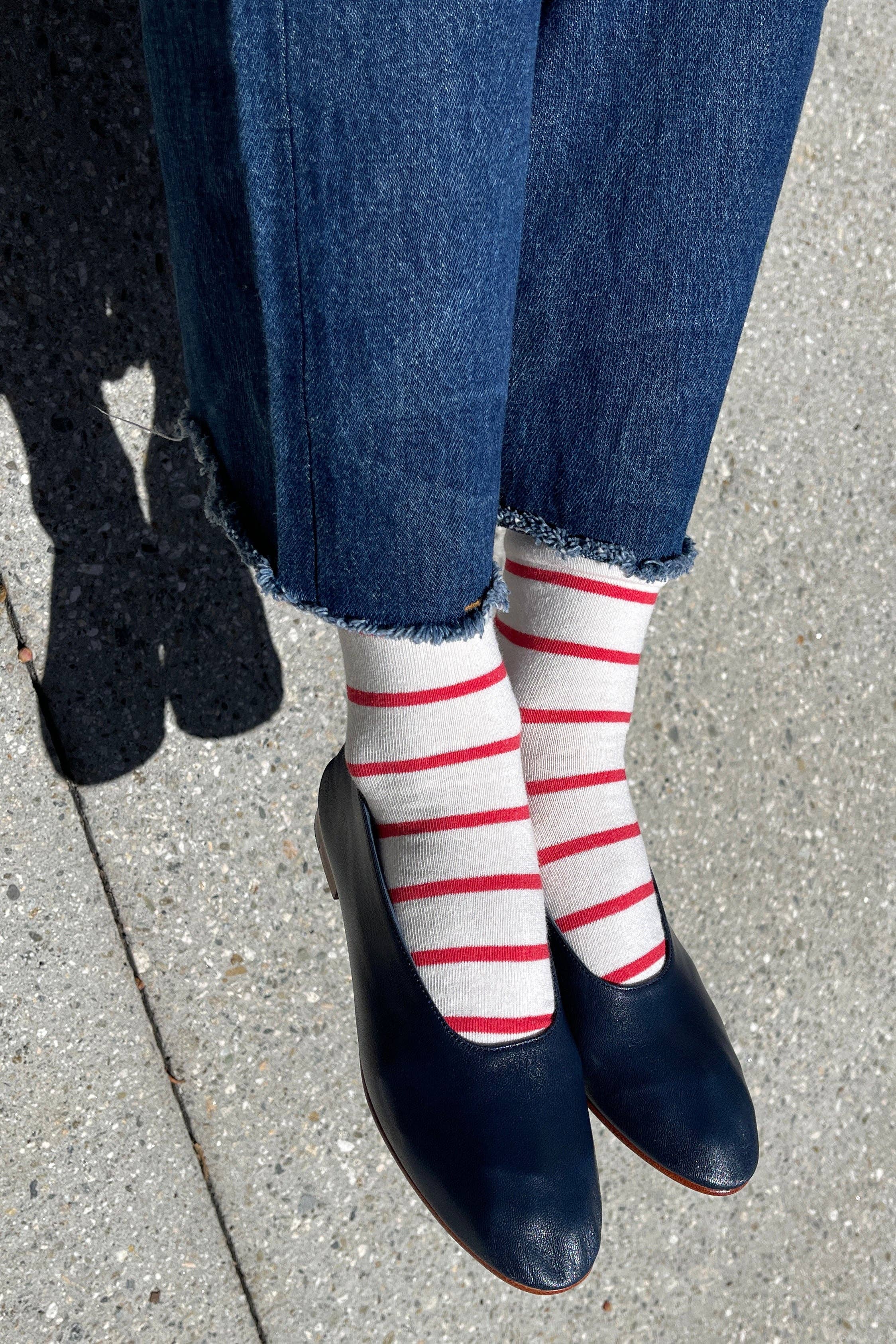 Le Bon Shoppe - Wally Socks-Candy Cane