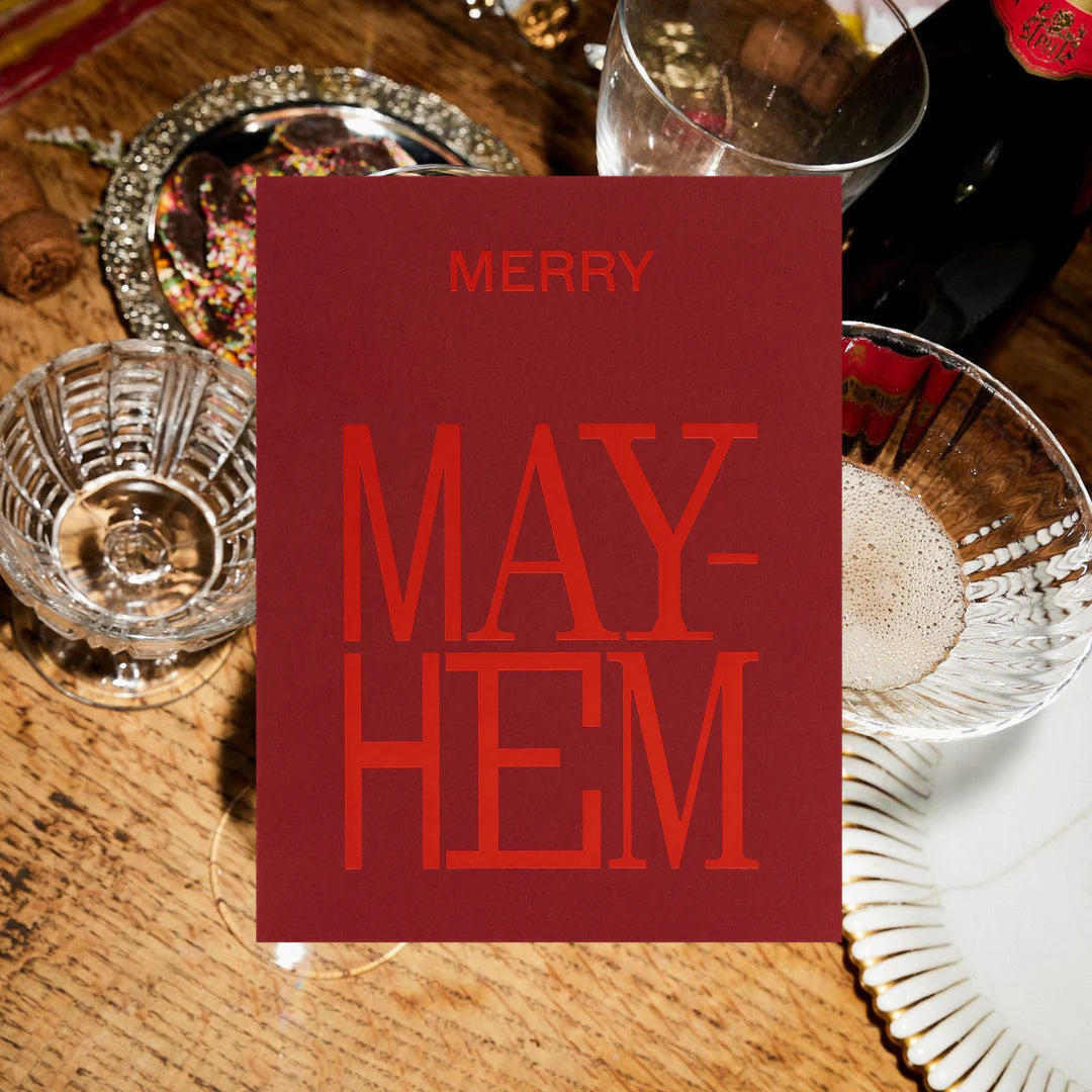 Short Talk Greeting Card | MAY-HEM