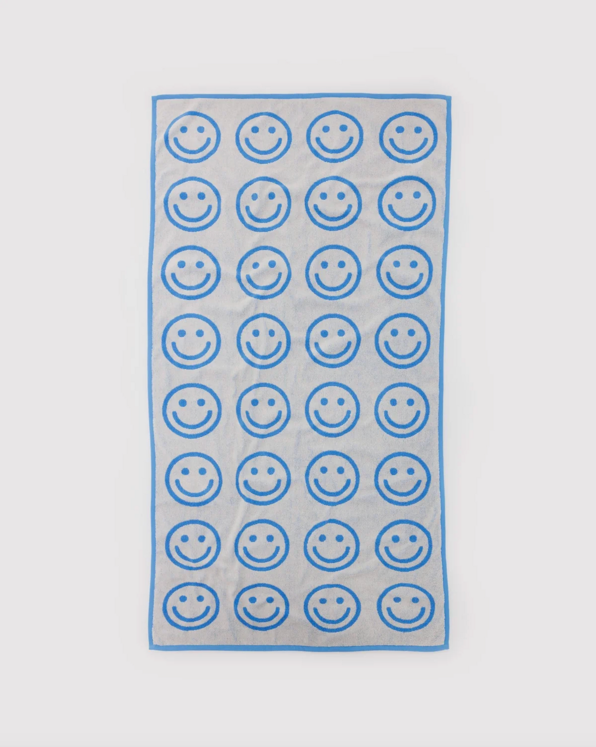 BAGGU - Bath Towel - Sky Blue Happy