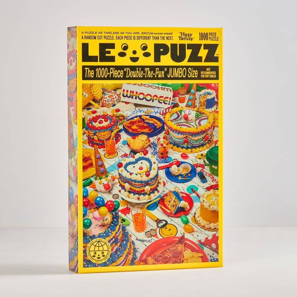Heyday House - Le Puzz - Happy Birthday - 1000 Piece Jigsaw Puzzle