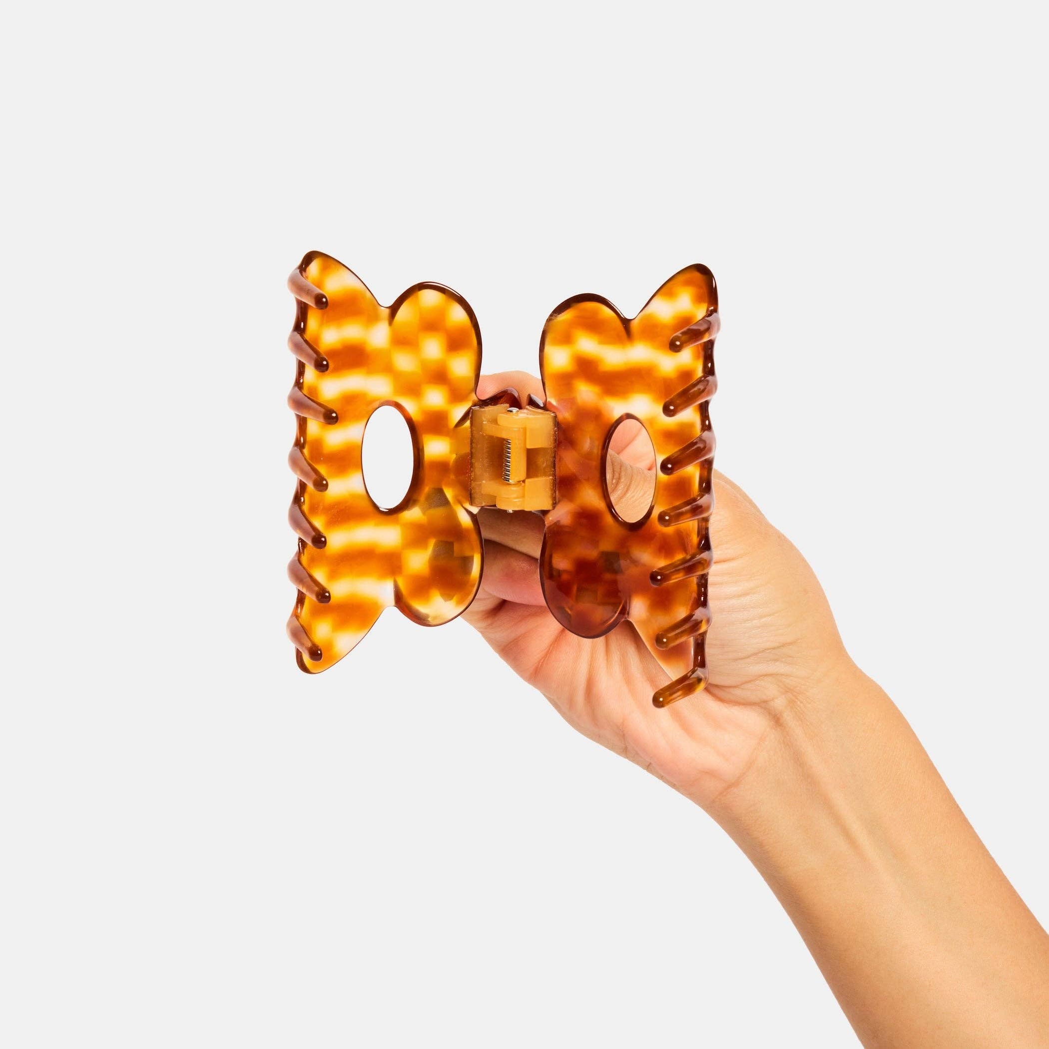 CHUNKS - Flower Claw in Honey Check
