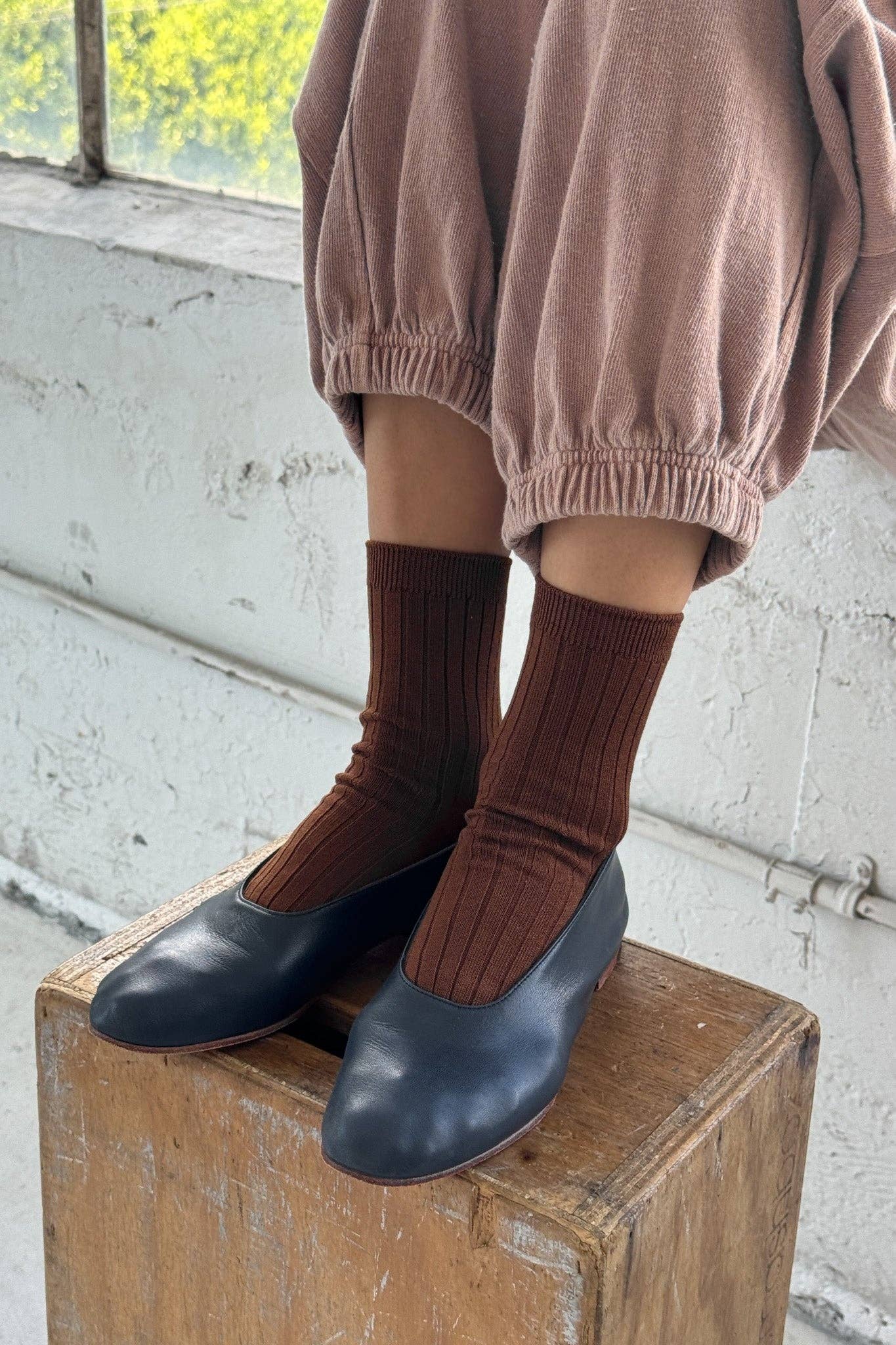 Le Bon Shoppe - Her Socks - MC Cotton - Desert Rose