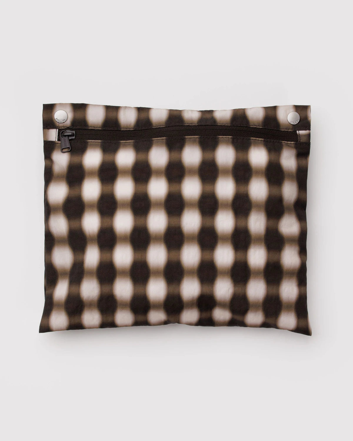 BAGGU - Cloud Carry-on - Blurred Gingham Brown