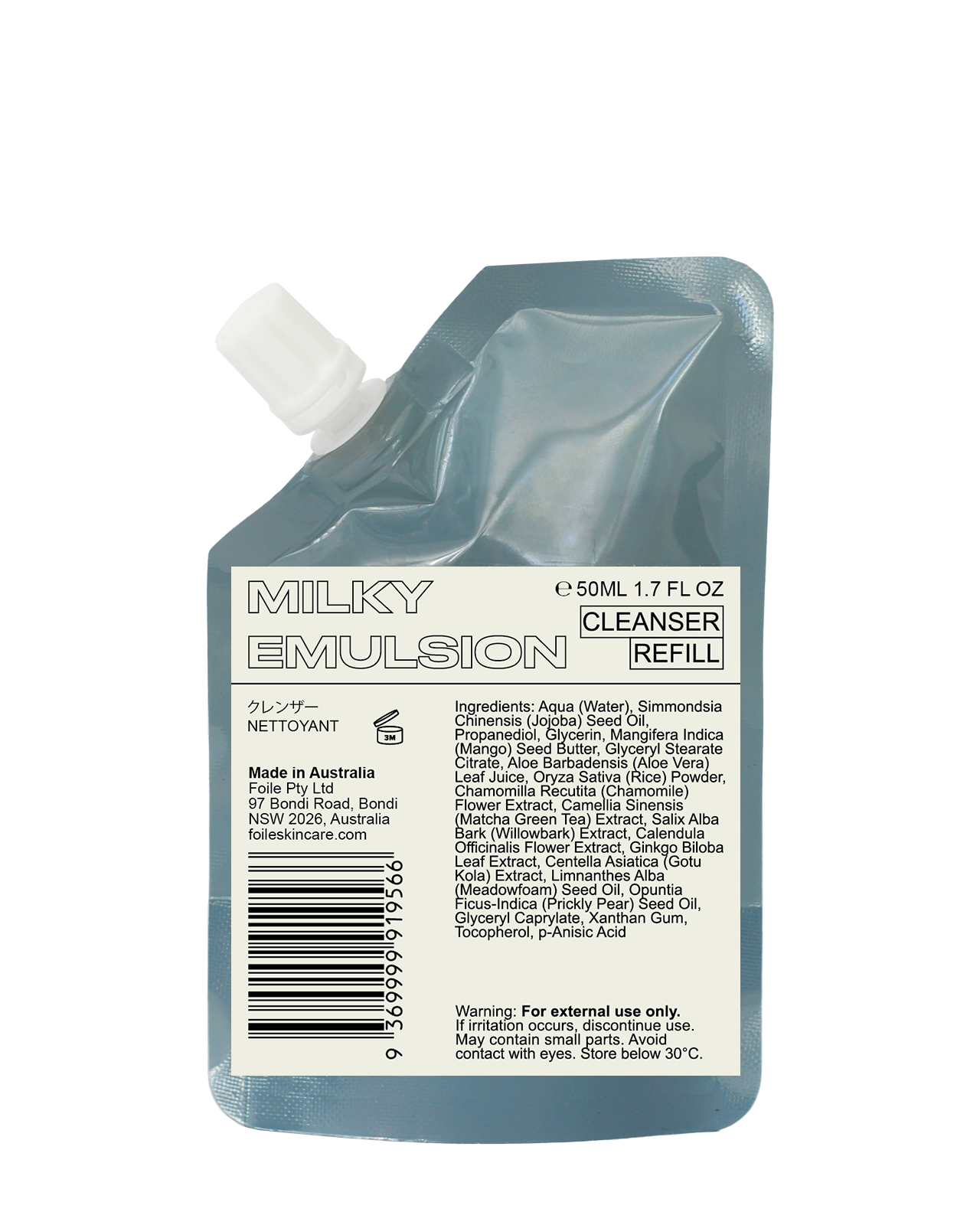 Foile - Milky Emulsion Cleanser Refill