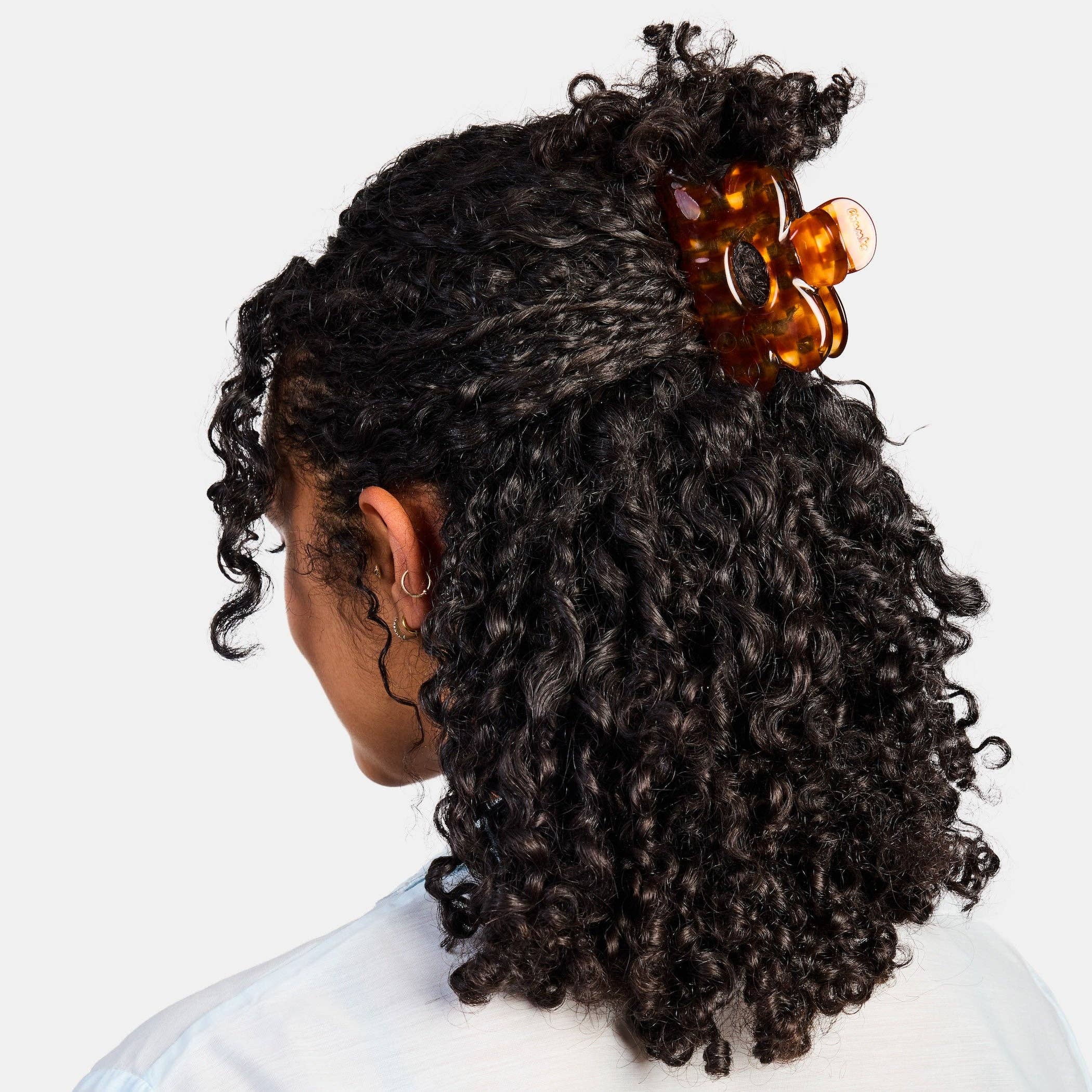 CHUNKS - Flower Claw in Honey Check