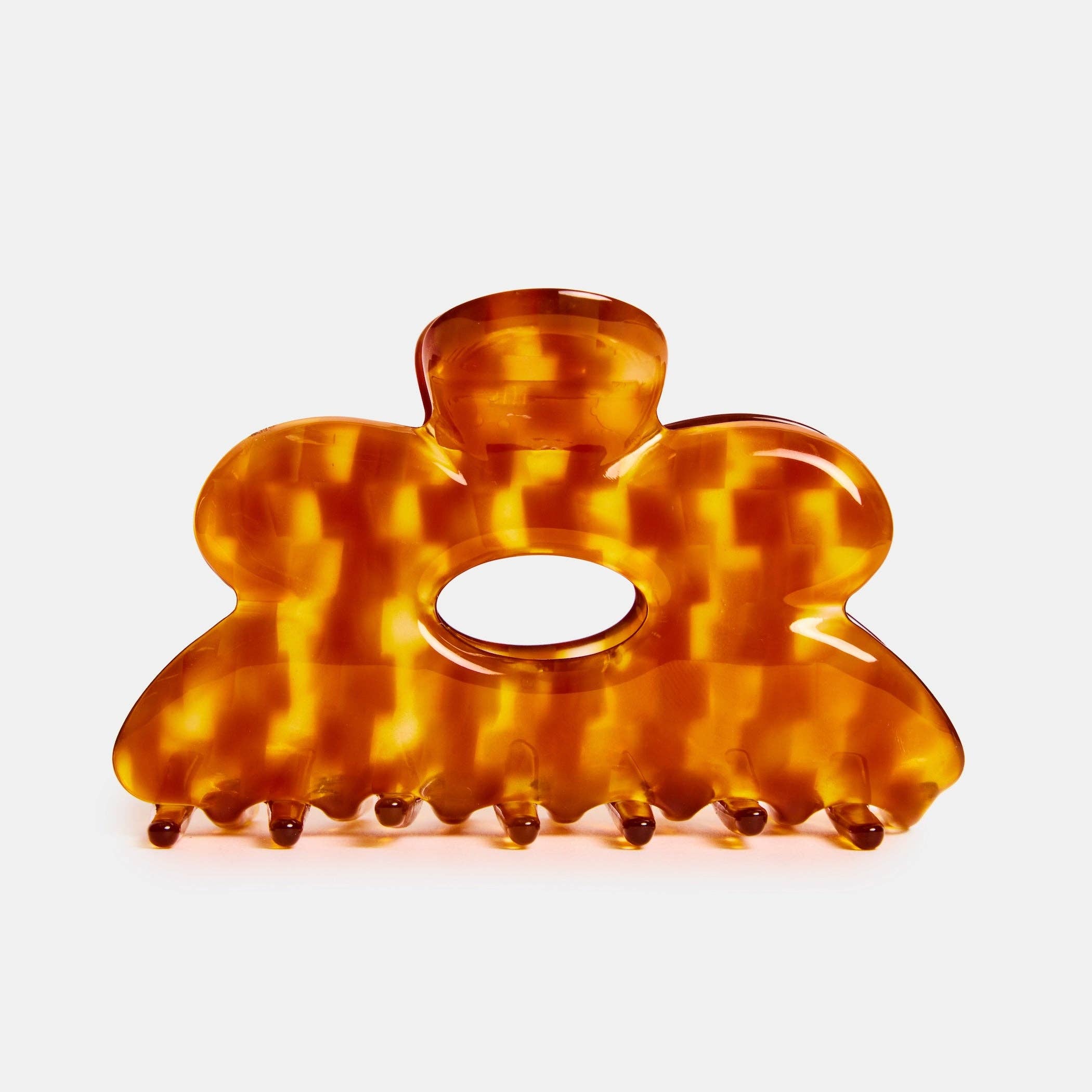 CHUNKS - Flower Claw in Honey Check