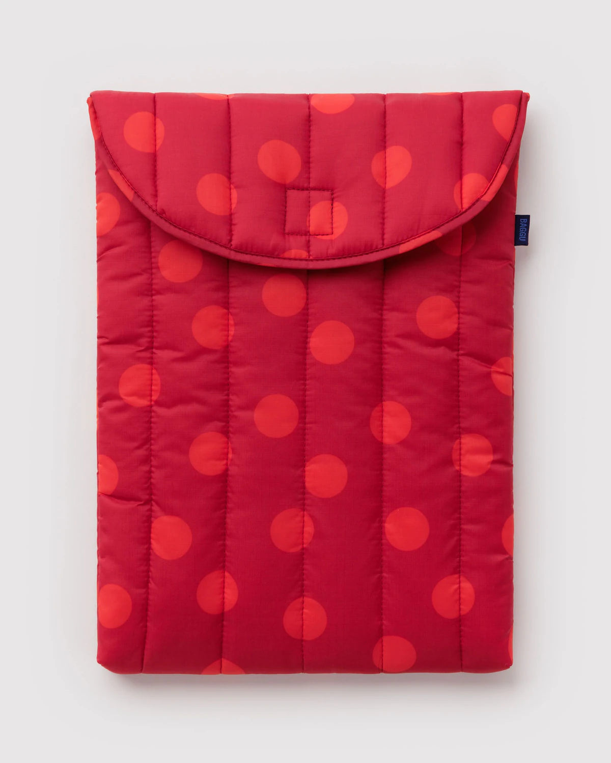 BAGGU -Puffy Laptop Sleeve 16" - Red Polka Dot