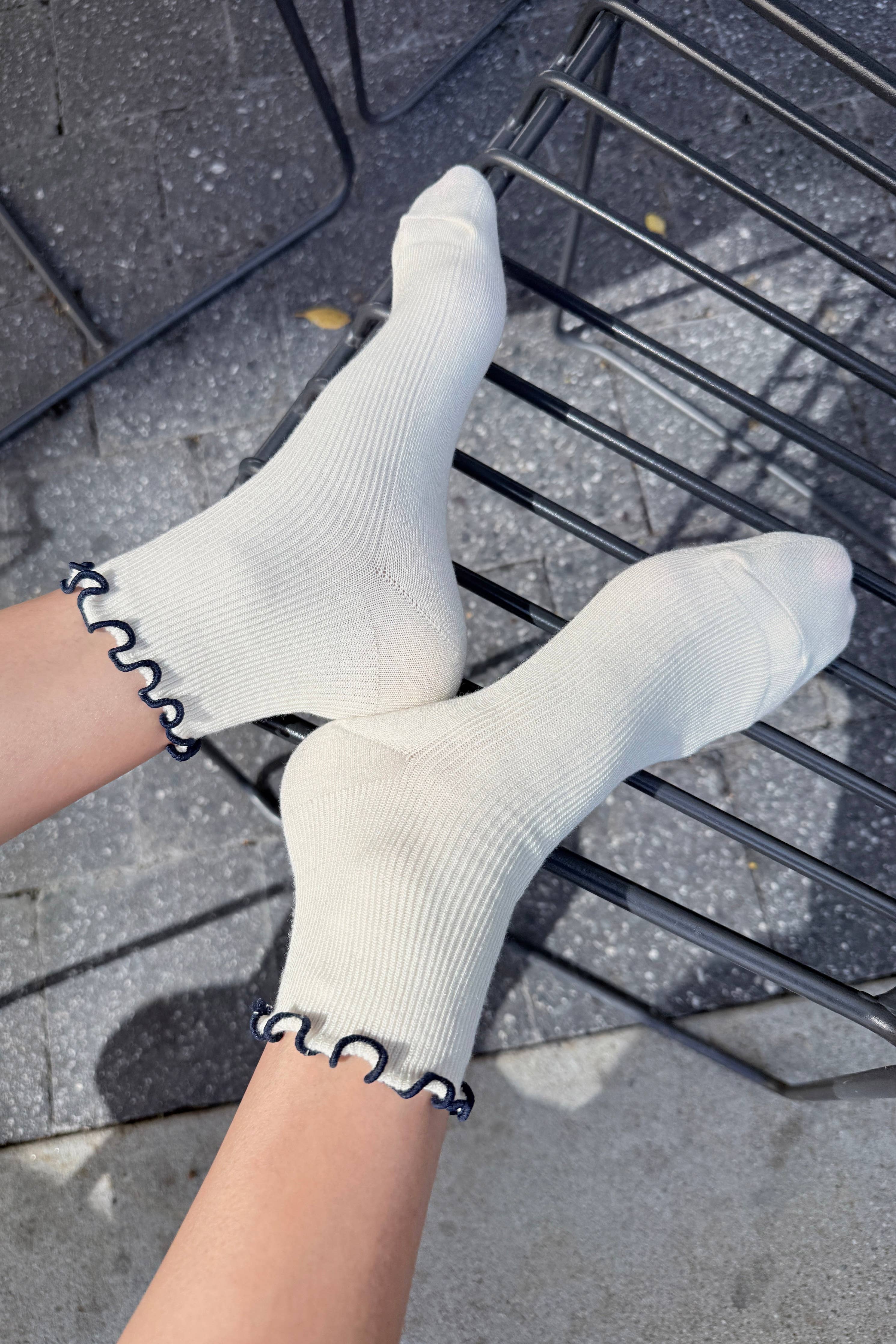 Le Bon Shoppe - The Petite Ruffled Modal Socks