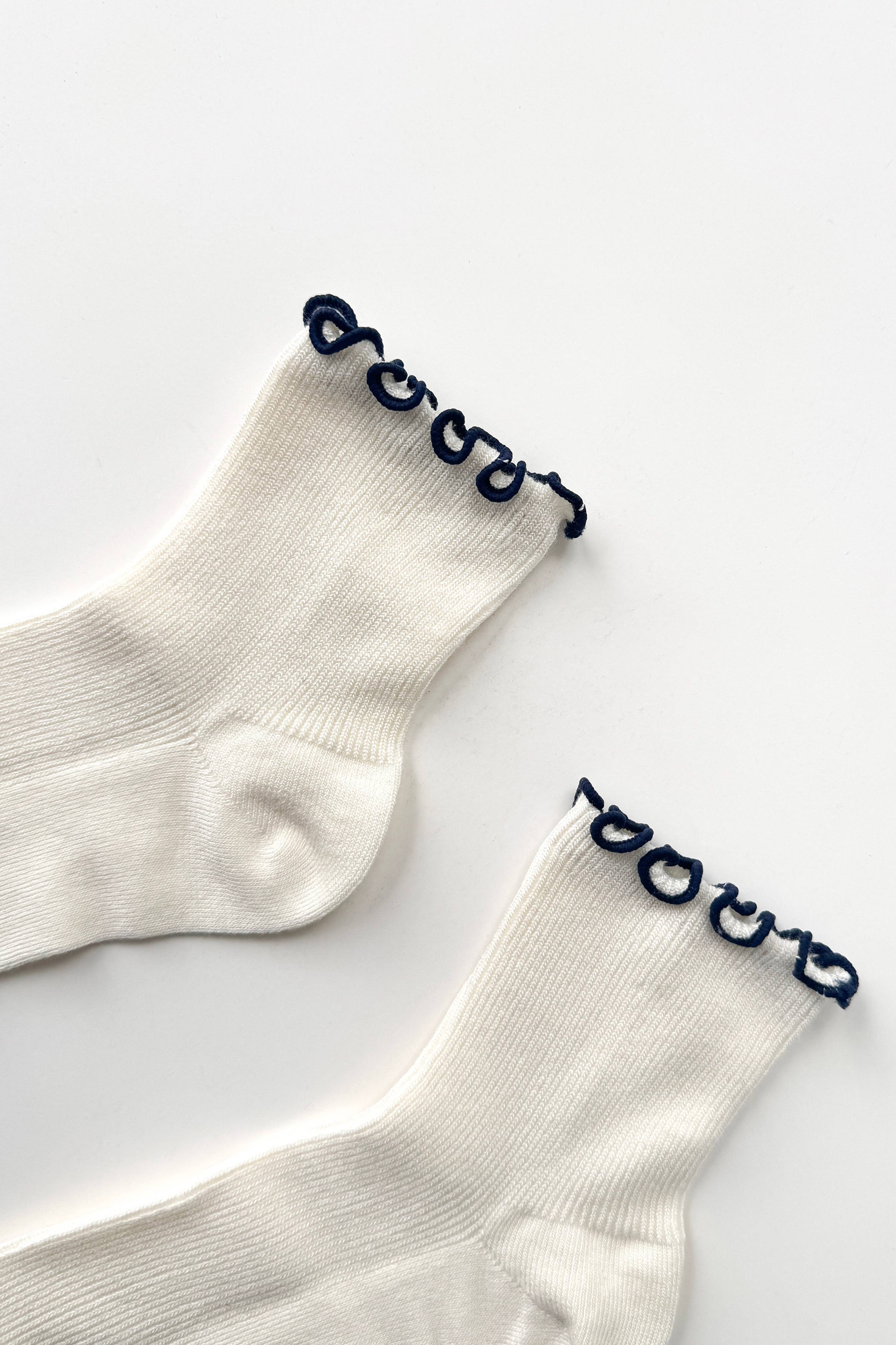 Le Bon Shoppe - The Petite Ruffled Modal Socks