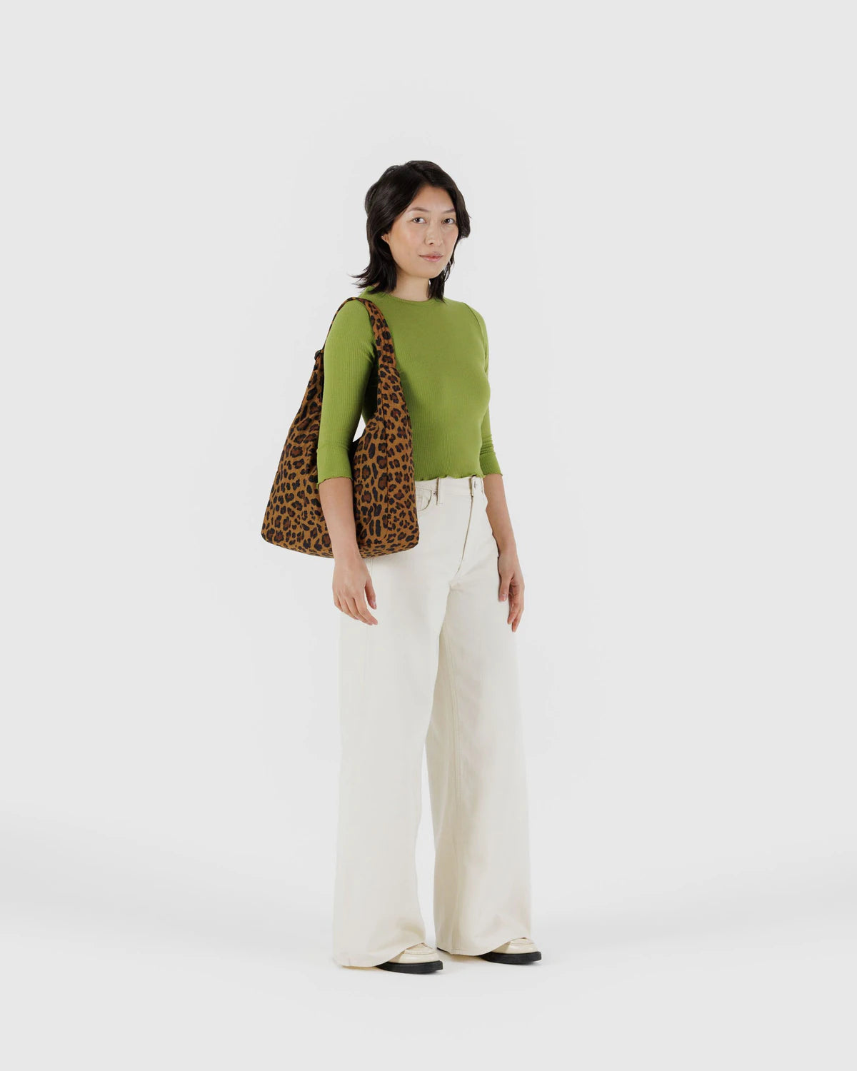 BAGGU - Nylon shoulder bag - Leopard