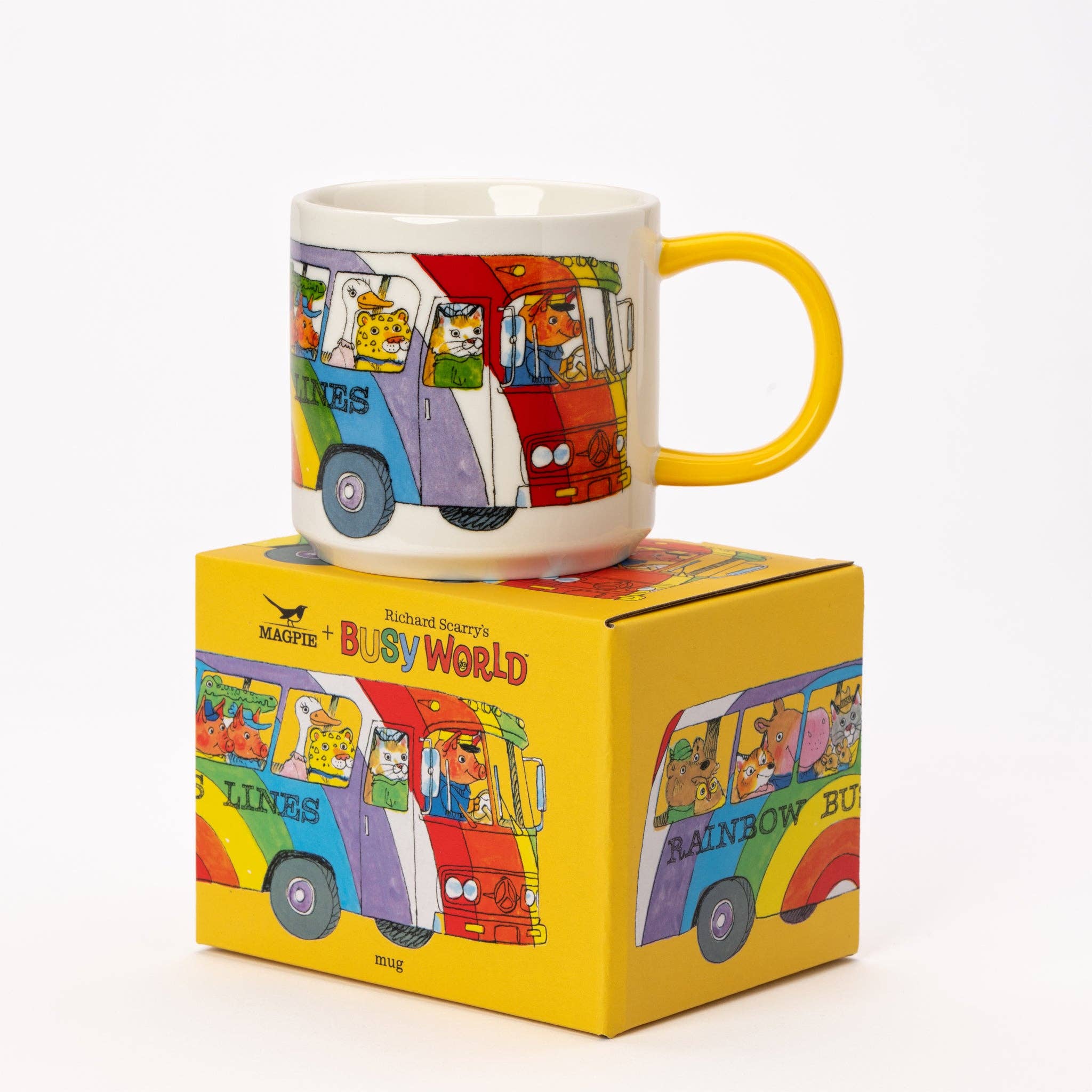 Magpie - Magpie x Richard Scarry Rainbow Bus Mug