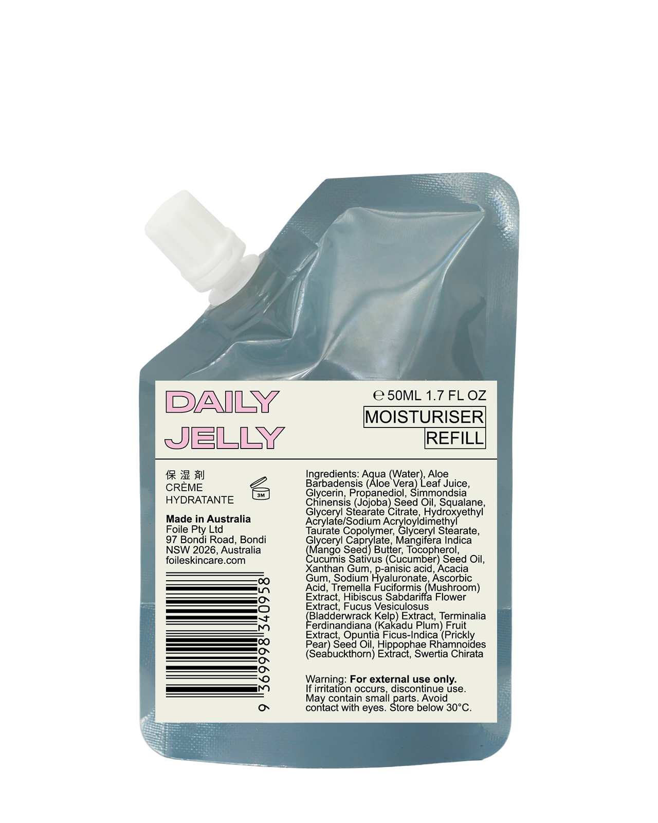 Foile - Daily Jelly Moisturiser Refill