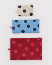 BAGGU - Flat Pouch Set Polka Dot