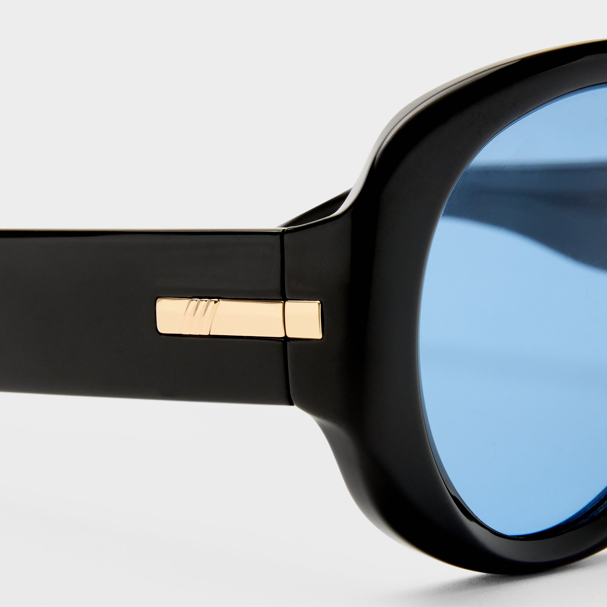 Le Specs Dream Boat Sunglasses Black Blue Mono