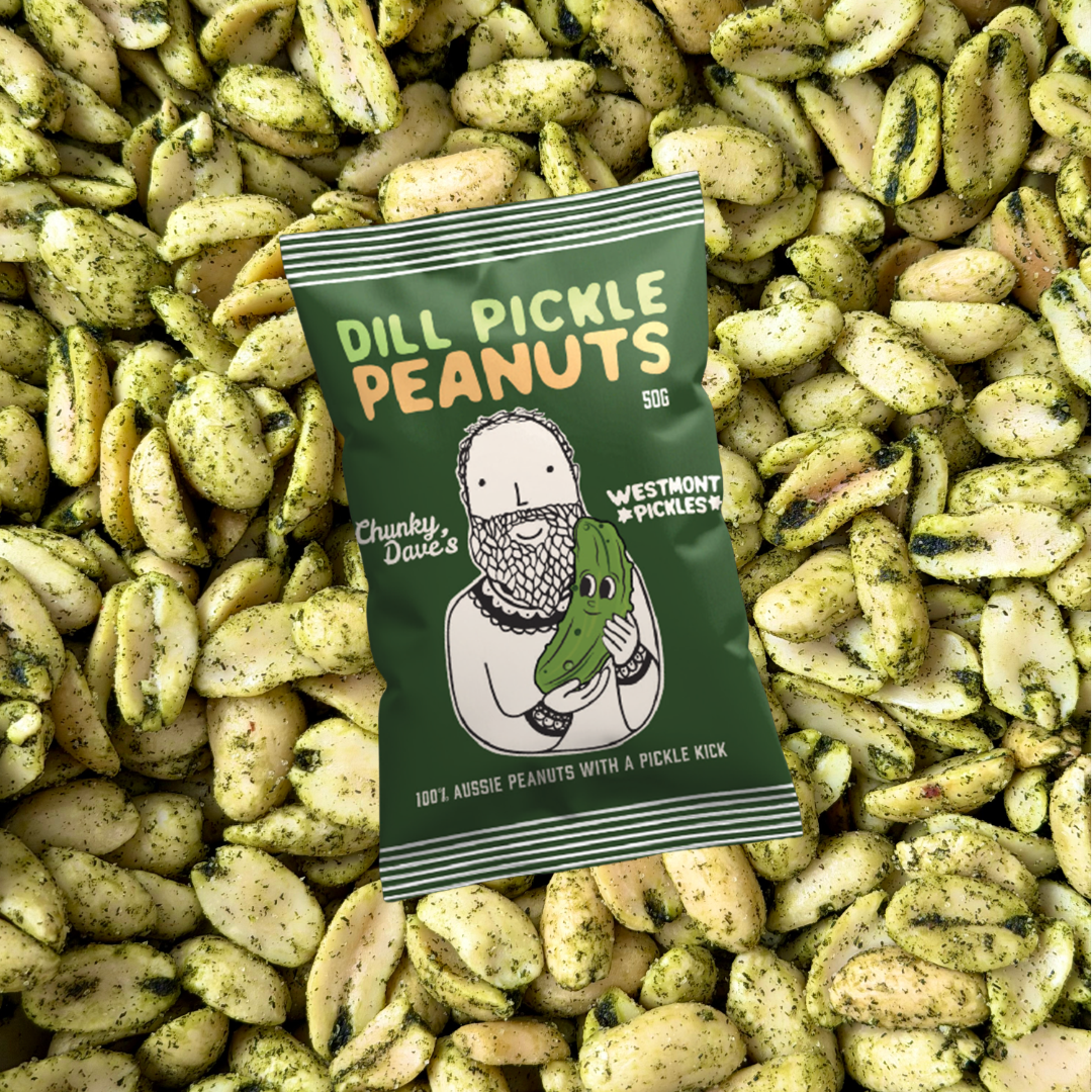 Made by Dave Dill Pickle Peanuts