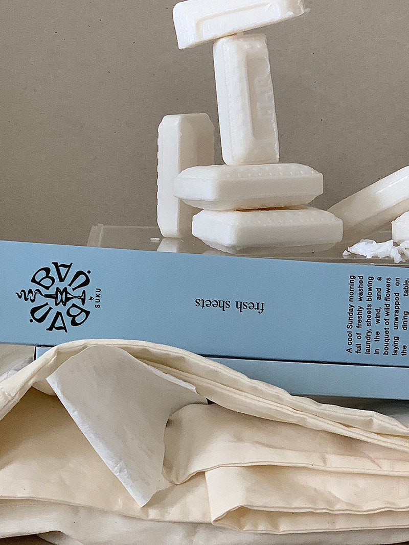 Bau Bau Fresh Sheets Sandalwood and White Musk Incense Sticks