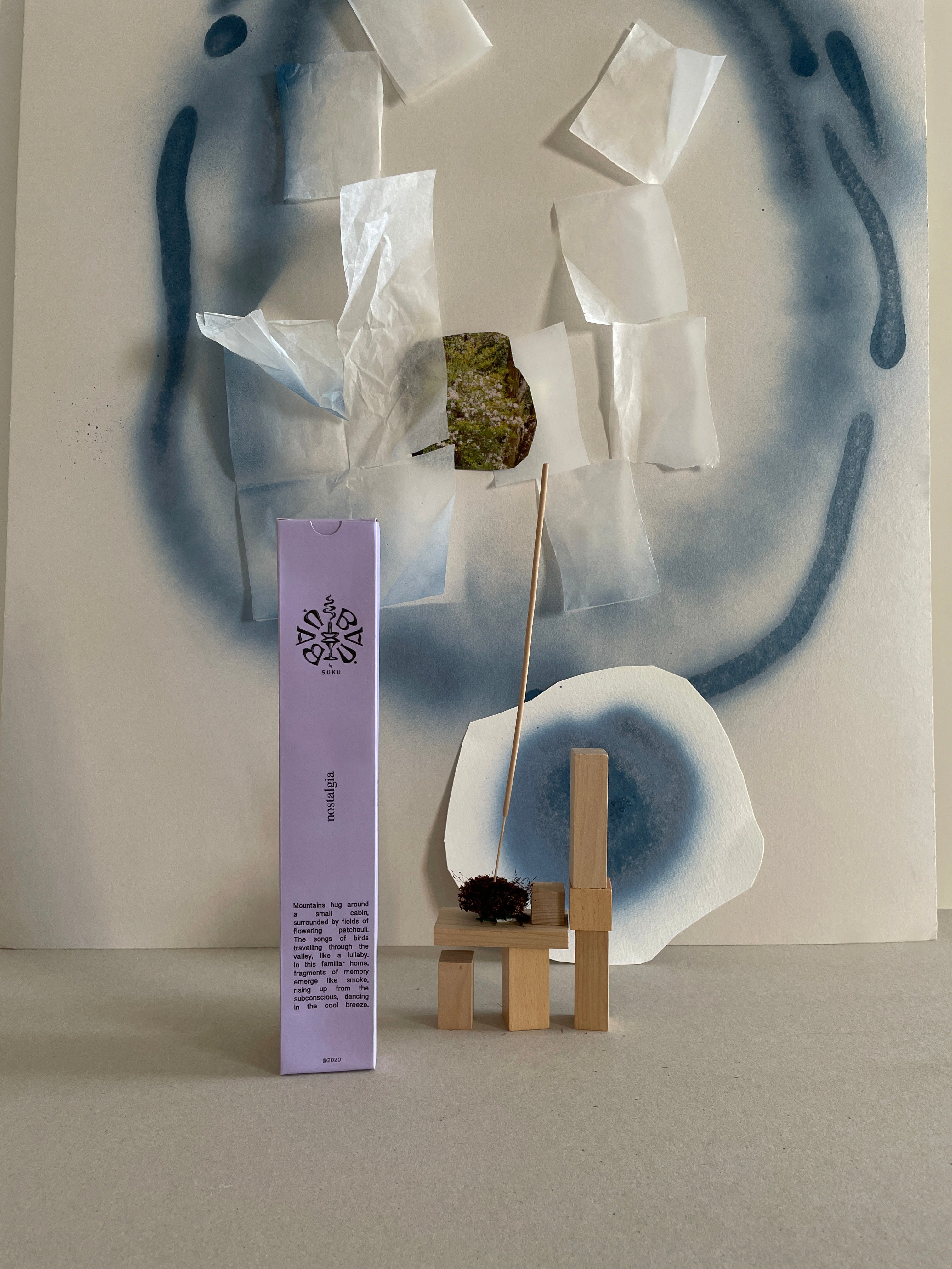 Bau Bau Nostalgia Patchouli and Amber Incense Sticks