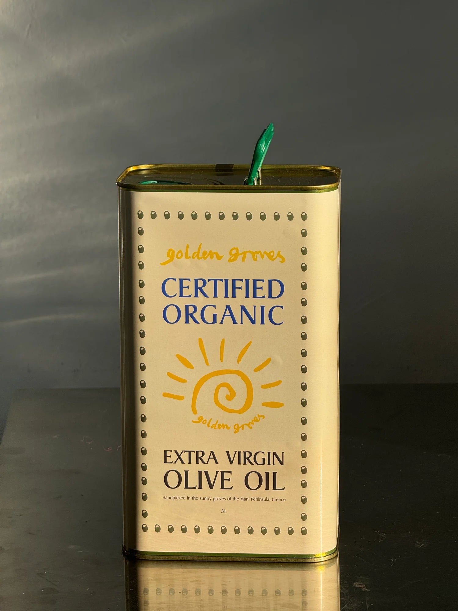 Golden Groves Co - Organic Extra Virgin Olive Oil 3L