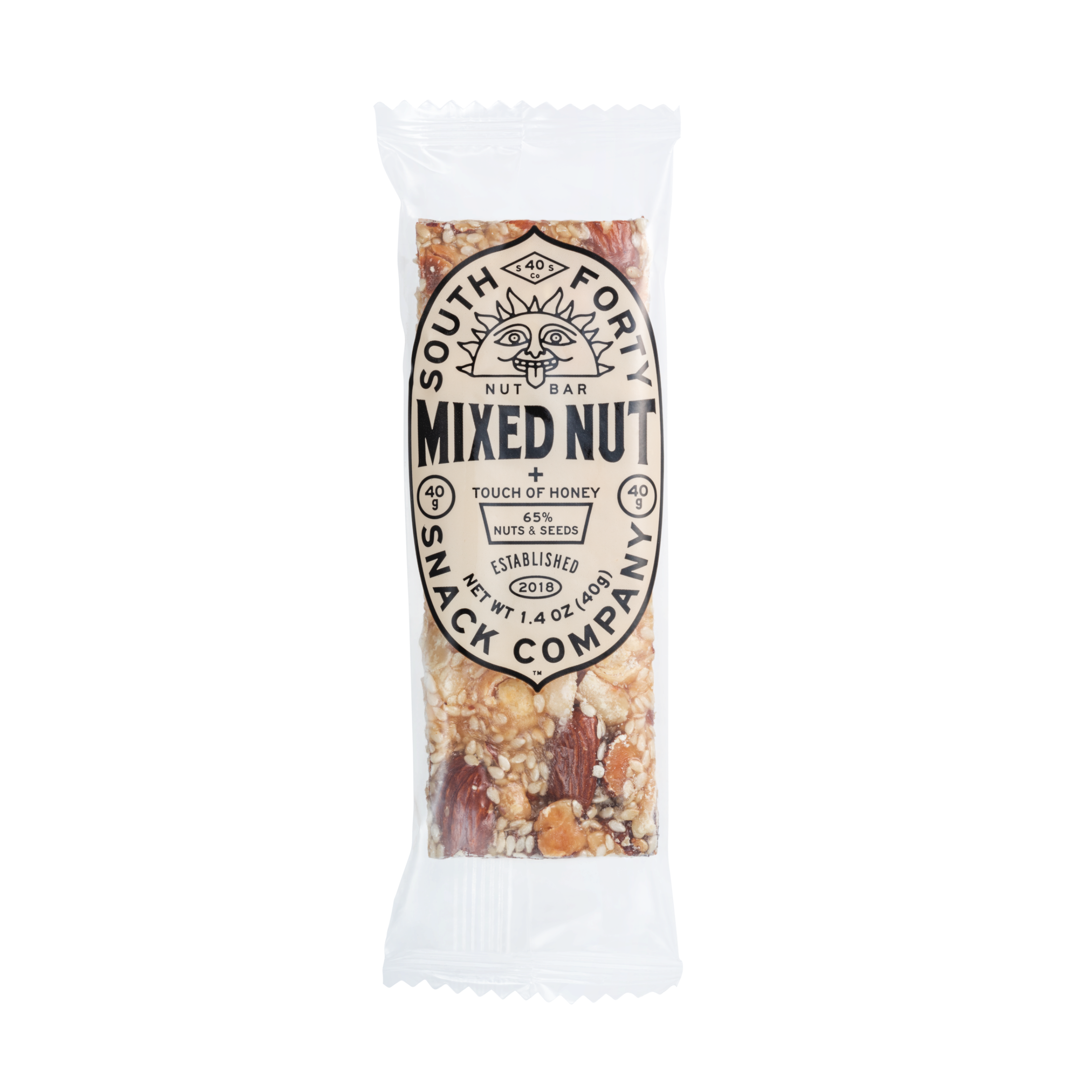 SOUTH 40 SNACKS Mixed Nut Bars 12-Pack