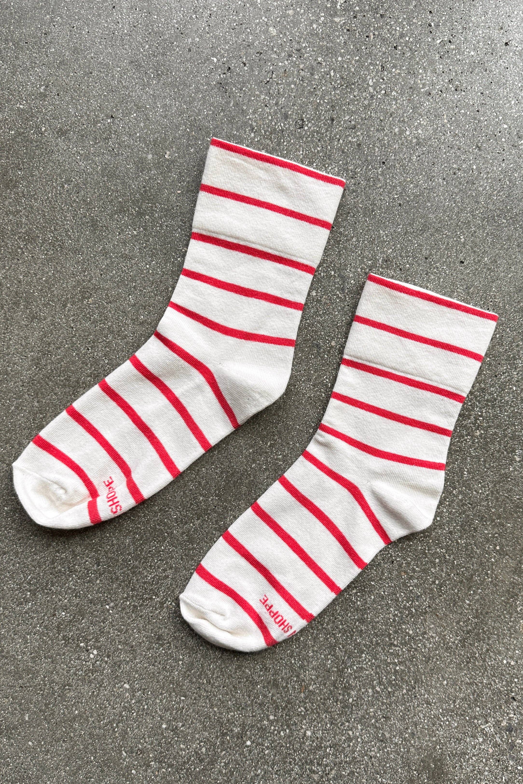 Le Bon Shoppe - Wally Socks-Candy Cane