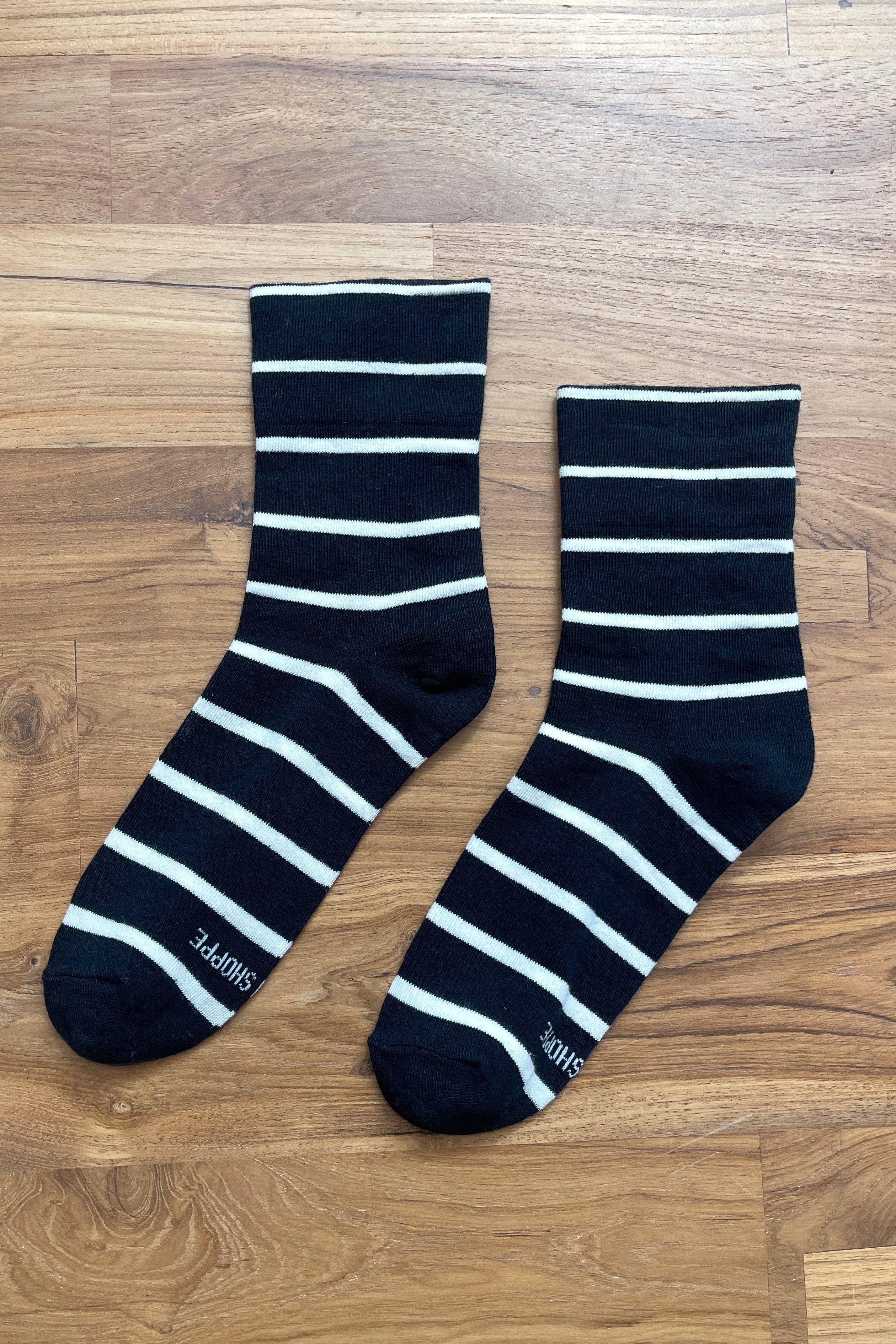 Le Bon Shoppe - Wally Socks-Candy Cane