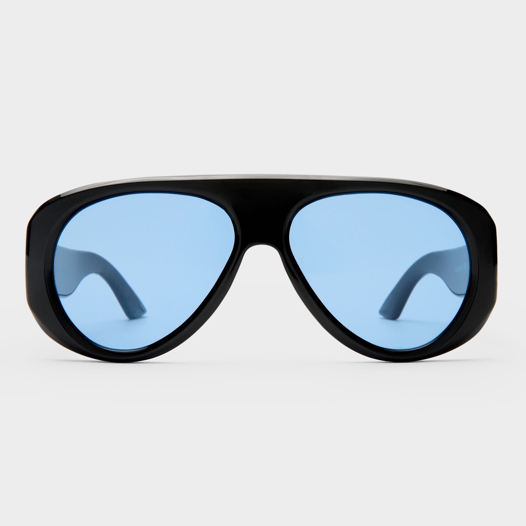 Le Specs Dream Boat Sunglasses Black Blue Mono