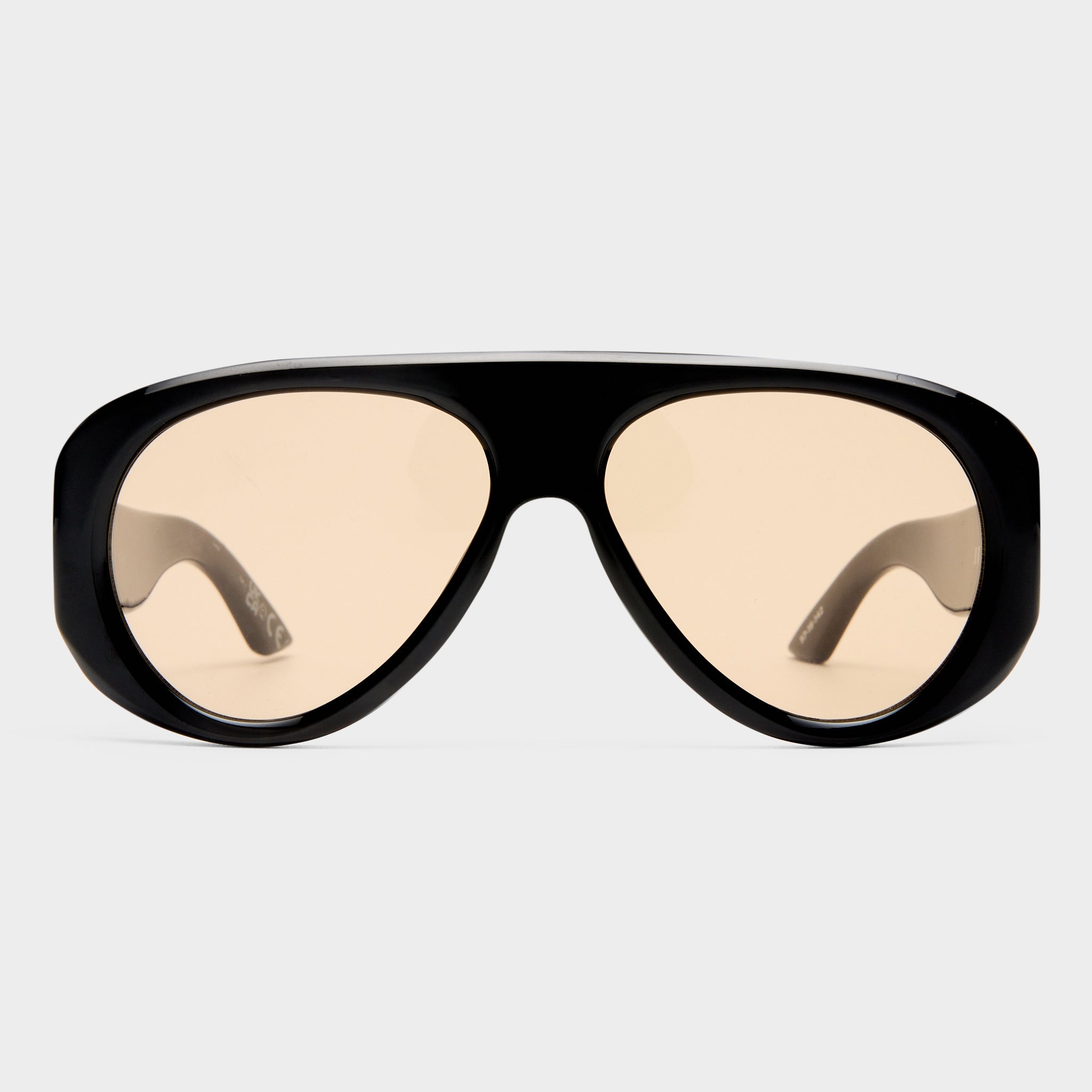 Le Specs Dream Boat Sunglasses Black Tan Tint