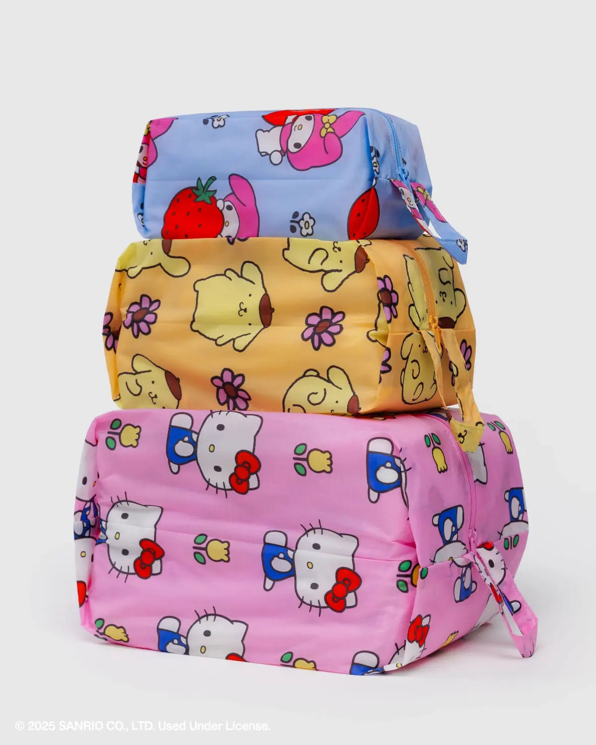 BAGGU - 3D Zip Set - Hello Kitty and Friends Florals